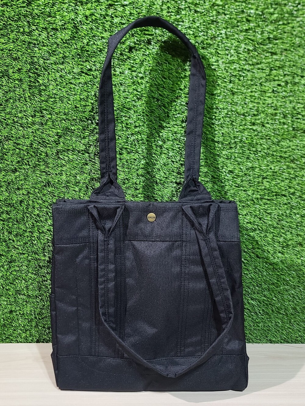 Carhartt Vertical Snap Tote Bag / Black NWT - Picture 3 of 8